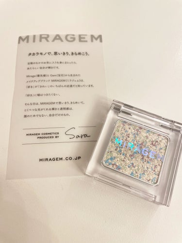 グリッタースプリンクルアイズ/MIRAGEM/シングルアイシャドウを使ったクチコミ（1枚目）