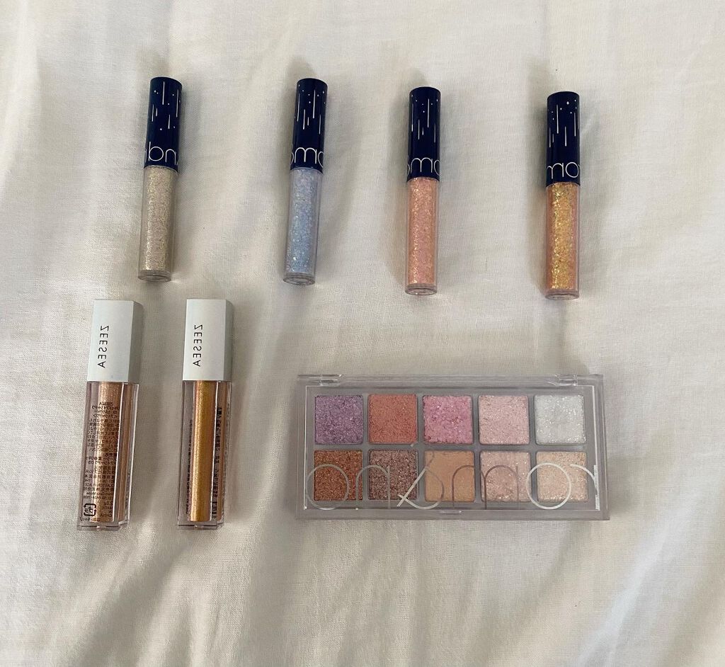 リキッド グリッター シャドウ/rom&nd/グリッターを使ったクチコミ（1枚目）