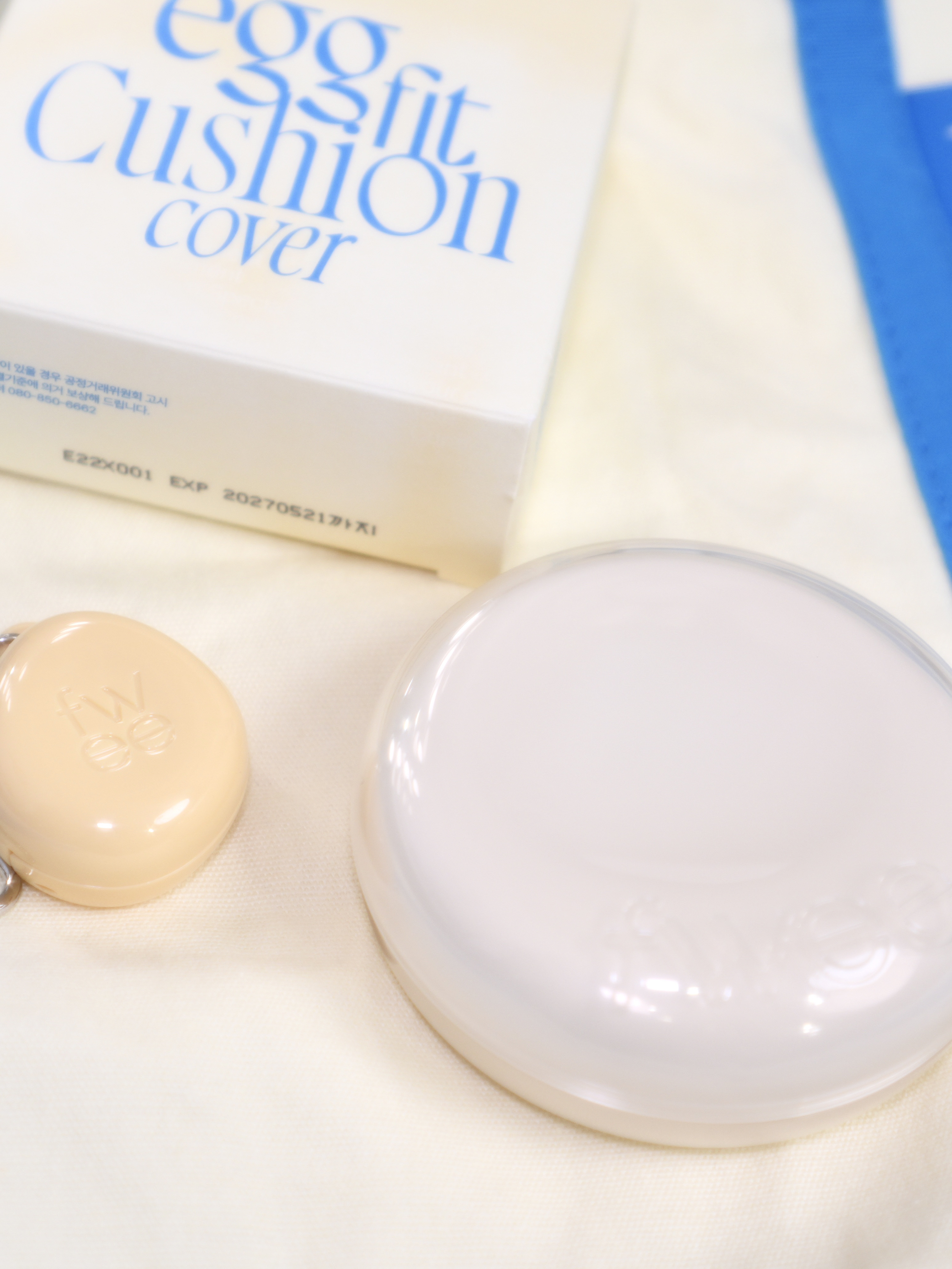 フィー クッションエッグフィットカバー/fwee/クッションファンデーションを使ったクチコミ（2枚目）