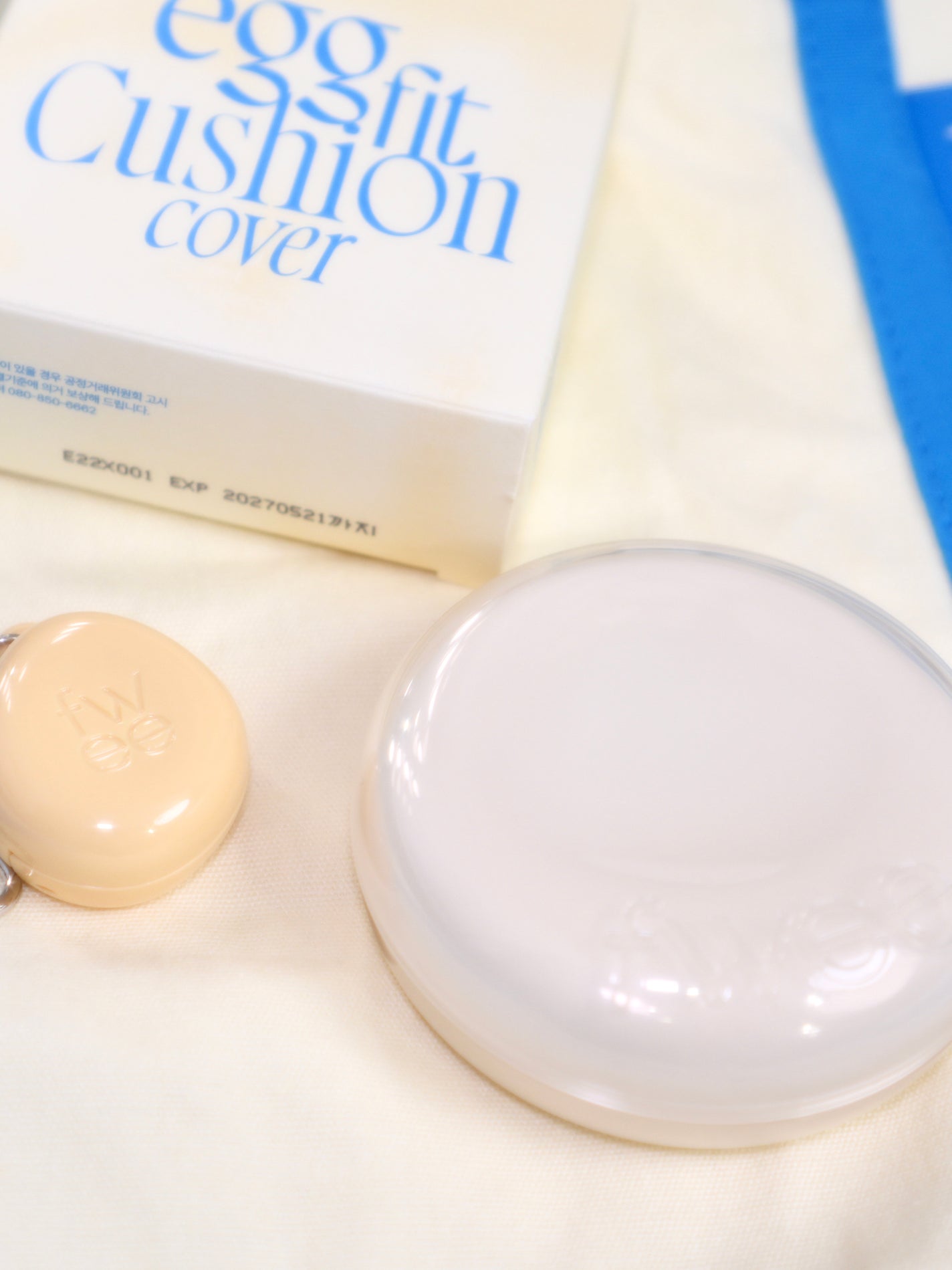 フィー クッションエッグフィットカバー/fwee/クッションファンデーションを使ったクチコミ(2枚目)