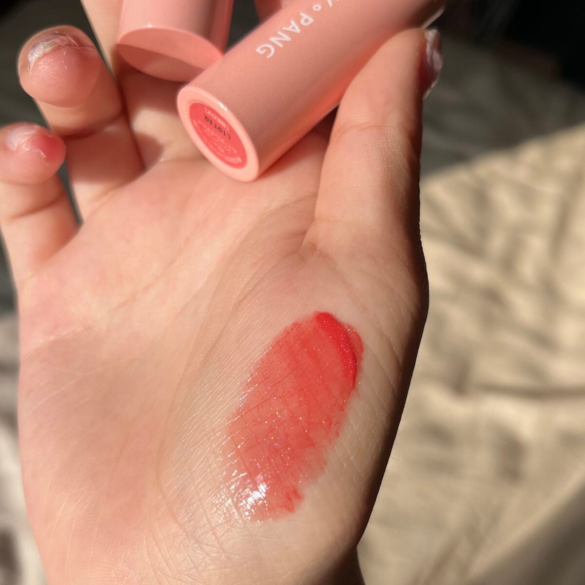 アピュー ジューシーパン スパークリングティント/A’pieu/口紅を使ったクチコミ(3枚目)