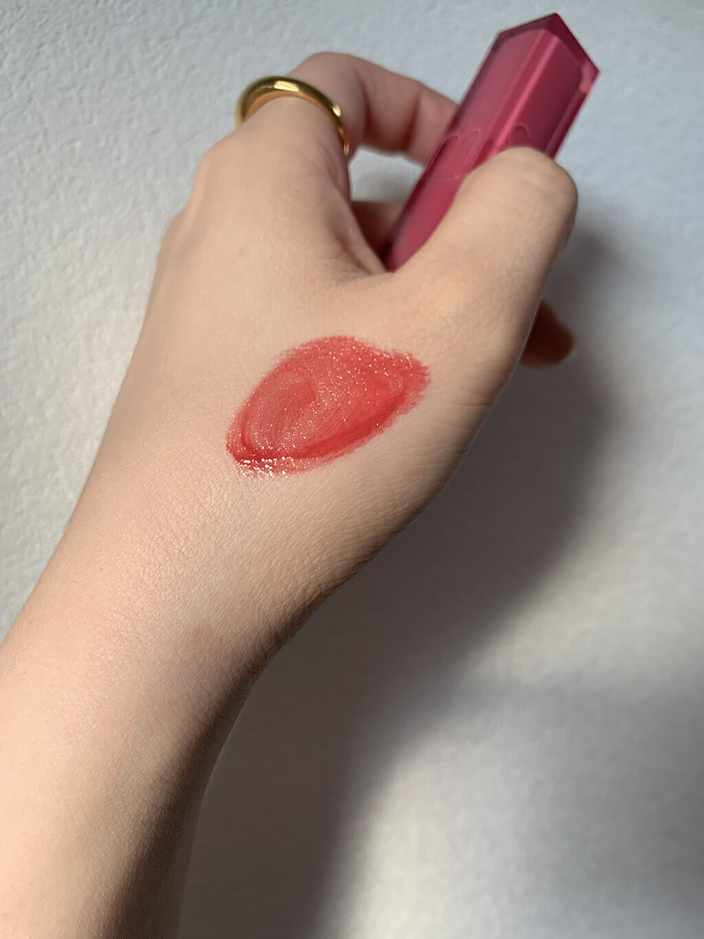 デュイフルウォーターティント 06 チュリアン/rom&nd/リップティントを使ったクチコミ（2枚目）