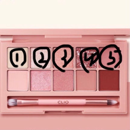 プロ アイ パレット/CLIO/アイシャドウパレットを使ったクチコミ(2枚目)