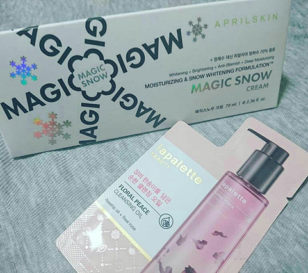 MAGIC SNOW CREAM/APRILSKIN/フェイスクリームを使ったクチコミ（1枚目）