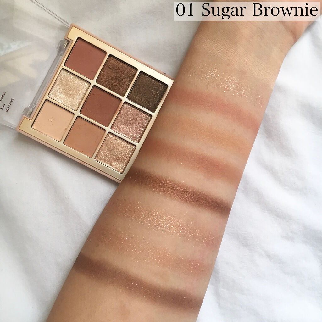 シャドウパレット/dasique/アイシャドウパレットを使ったクチコミ（3枚目）