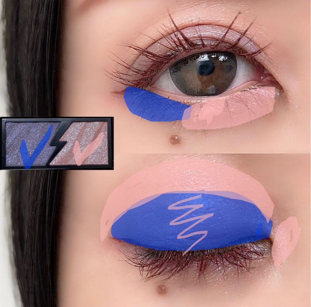 エレクトリックショックアイズ /KATE/アイシャドウパレットを使ったクチコミ(3枚目)