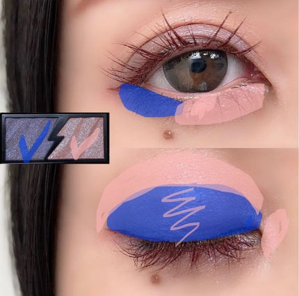 エレクトリックショックアイズ NV-1:ミッドナイトサンダー/KATE/アイシャドウパレットを使ったクチコミ(3枚目)