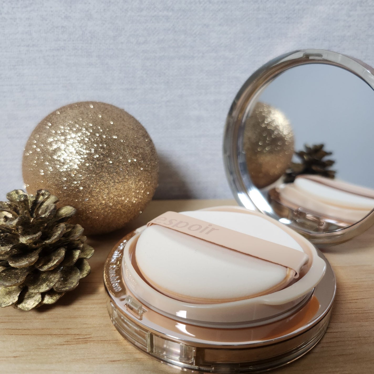 プロテーラービーグロウクッション ニュークラス/espoir/クッションファンデーションを使ったクチコミ(2枚目)