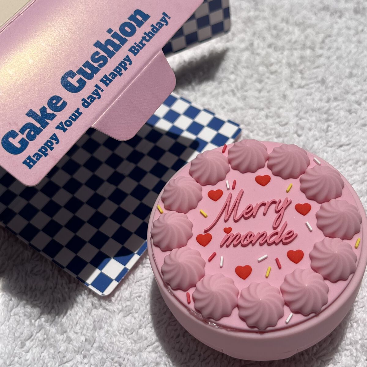 ハッピーユアデイクッション/Merrymonde/クッションファンデーションを使ったクチコミ（1枚目）