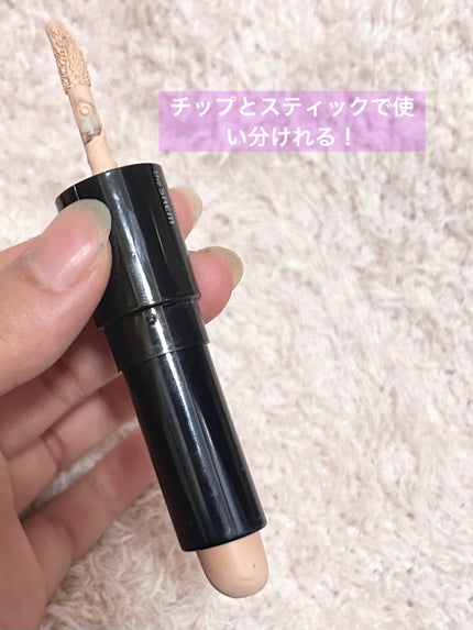 the SAEM カバーパーフェクション アイディールコンシーラー デュオのクチコミ「辛口レビュー!
時間が経つと乾燥する、厚塗り感、ハゲやすい…
コンシーラーでこれは致命的では.....」(2枚目)