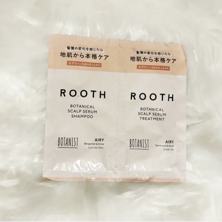 ルース ボタニカルスカルプセラム シャンプー・トリートメント（エアリー） ルース ボタニカルスカルプセラム シャンプー（エアリー）/BOTANIST/市販シャンプーを使ったクチコミ（1枚目）