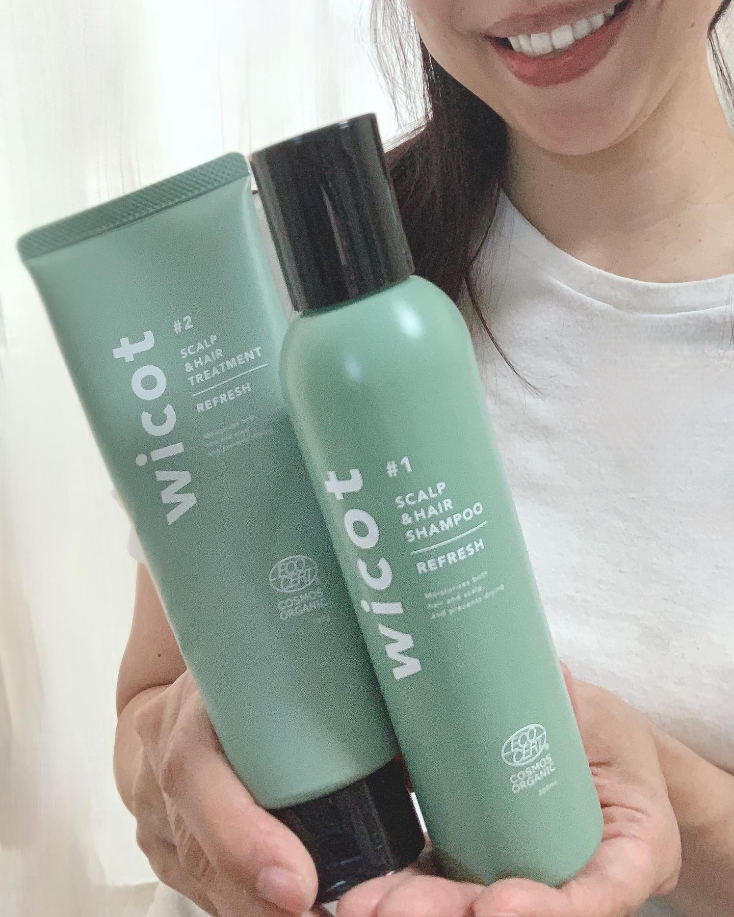 スカルプ＆ヘア シャンプー/トリートメント リフレッシュ/wicot/市販シャンプーを使ったクチコミ（1枚目）