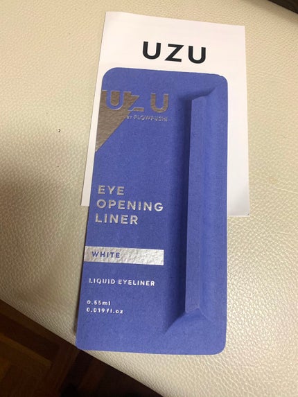 EYE OPENING LINER/UZU BY FLOWFUSHI/リキッドアイライナーを使ったクチコミ(3枚目)