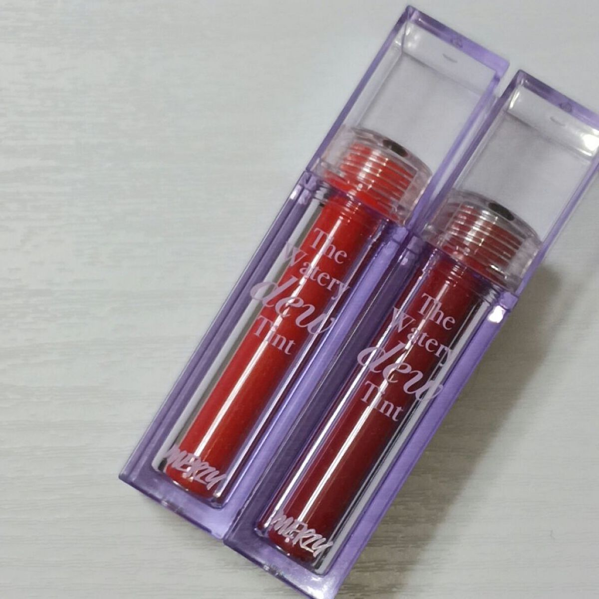 ザ ウォータリーデューティント WD8 ビンテージ カラント/MERZY/リップティントを使ったクチコミ（1枚目）