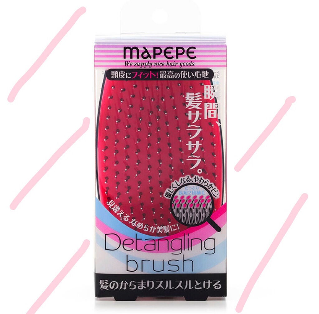 デタングリングブラシ/マペペ/ヘアブラシを使ったクチコミ(1枚目)