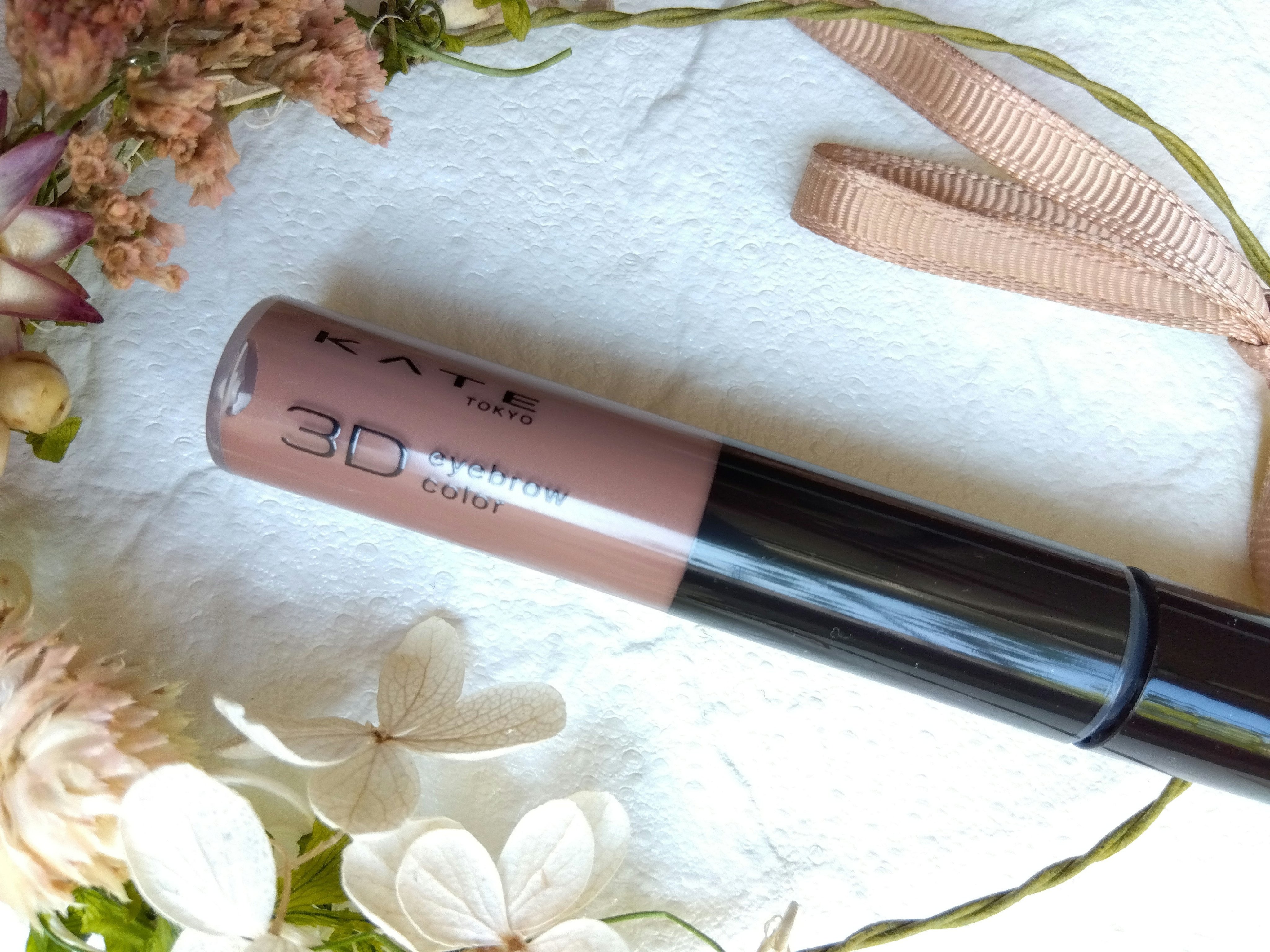3DアイブロウカラーN BR-5 ローズブラウン（自然なブラウン～レッド系の髪色に合う）/KATE/眉マスカラを使ったクチコミ（1枚目）