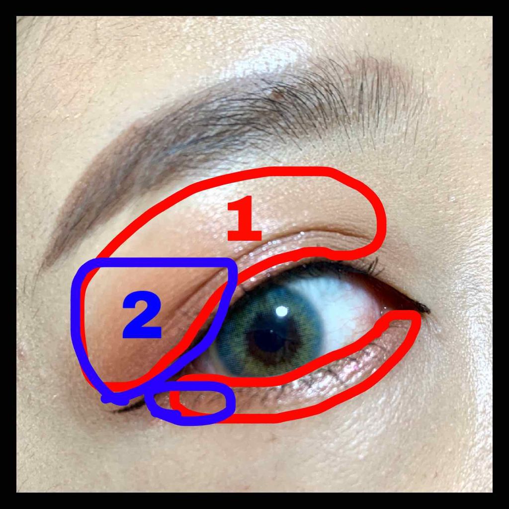 モノアイズ アイシャドウ/ARITAUM/単色アイシャドウを使ったクチコミ（2枚目）