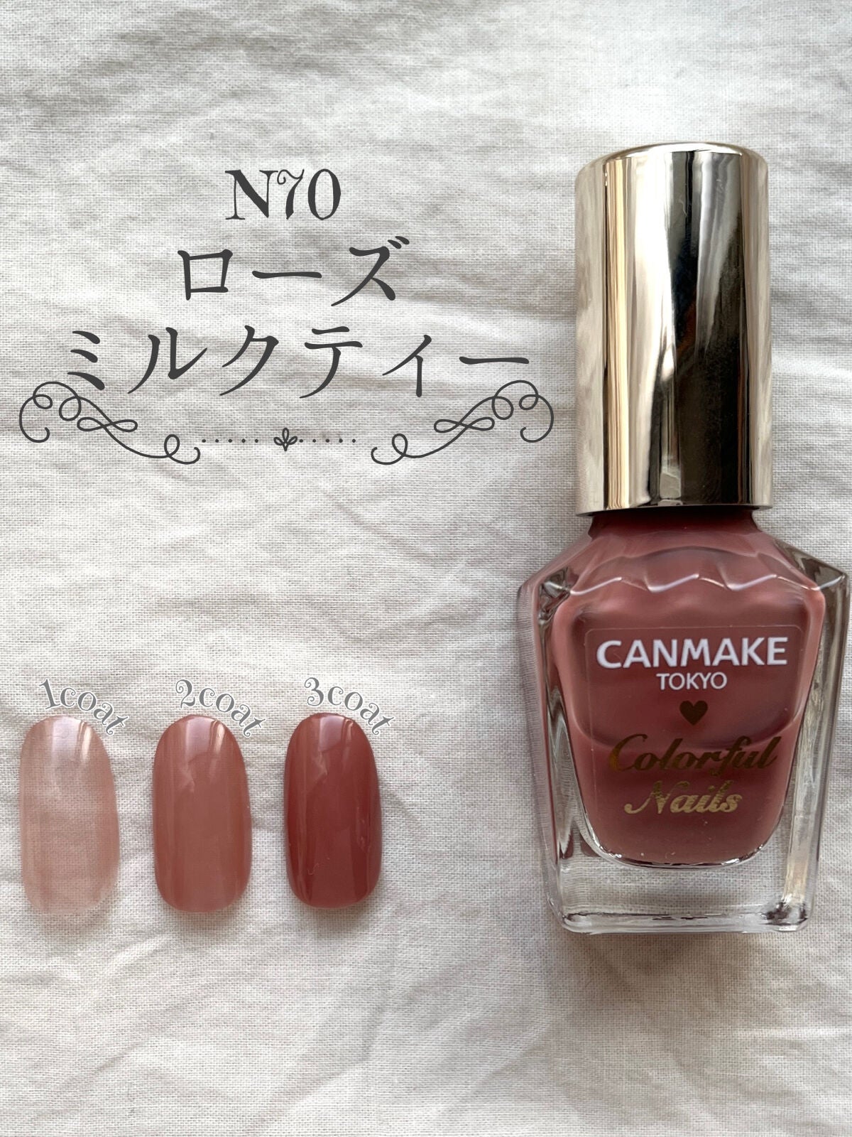 カラフルネイルズ/キャンメイク/マニキュアを使ったクチコミ(2枚目)