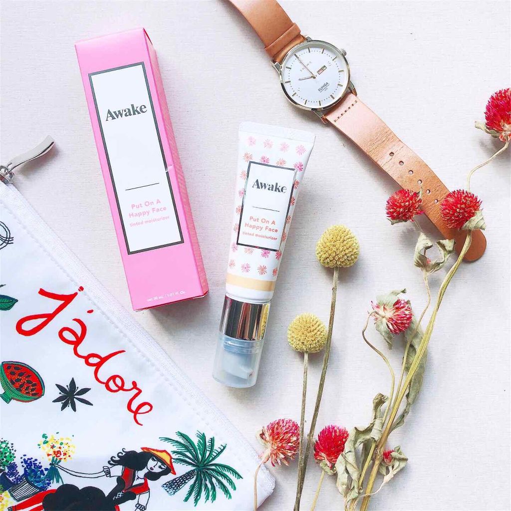 プットオンアハッピーフェイス ティンティド モイスチュアライザー/Awake/CCクリームを使ったクチコミ(1枚目)