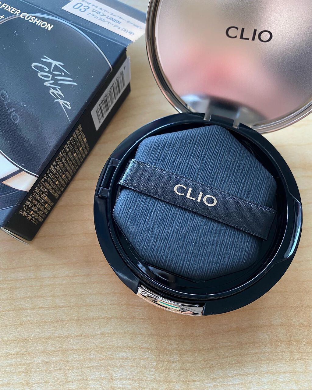 キル カバー フィクサー クッション/CLIO/クッションファンデーションを使ったクチコミ(2枚目)