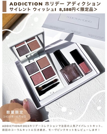 ホリデー アディクション サイレント ウィッシュⅠ/ADDICTION/メイクアップキットを使ったクチコミ(2枚目)