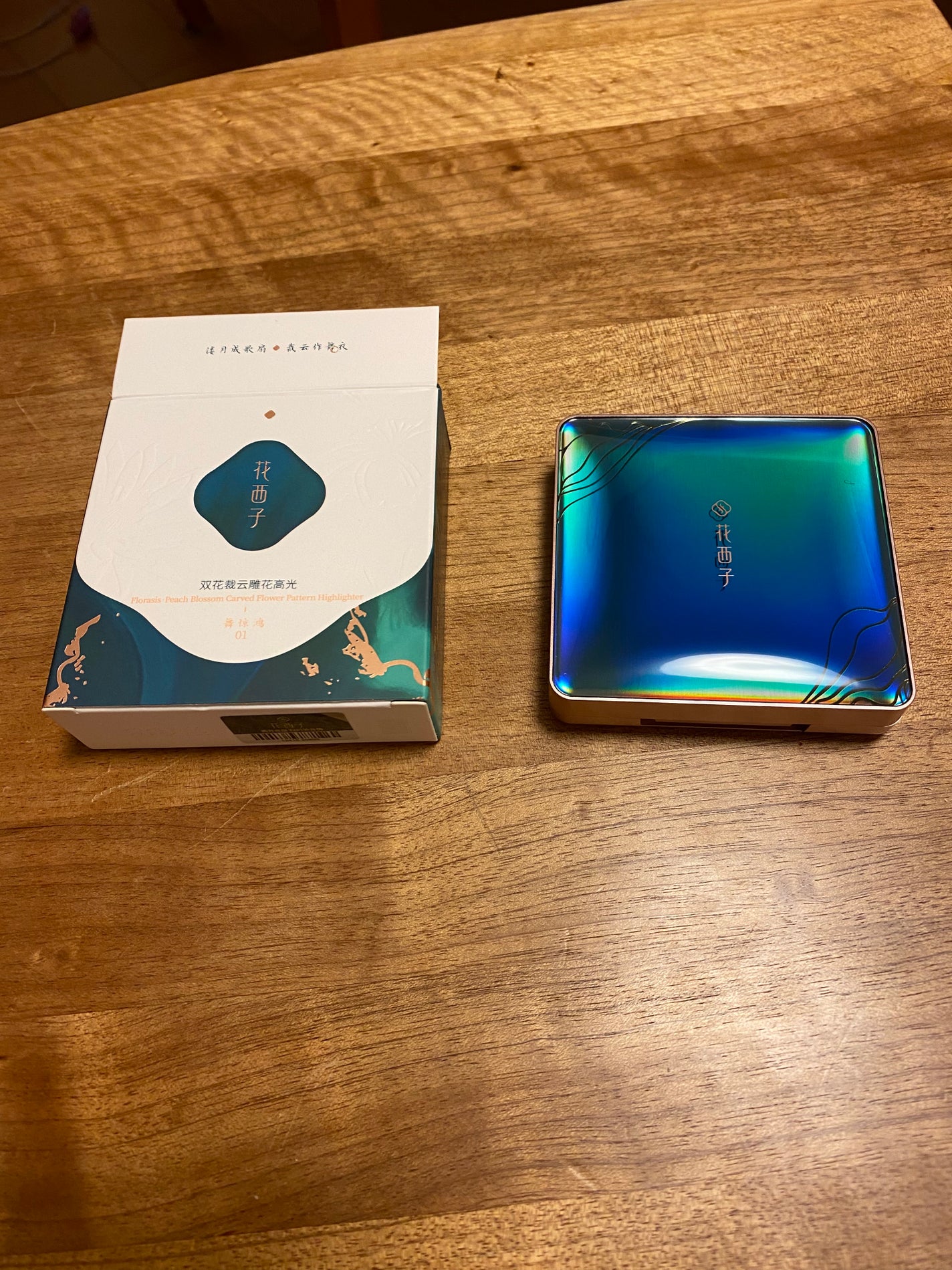 双花彫刻 ハイライト/花西子/パウダーハイライトを使ったクチコミ(2枚目)