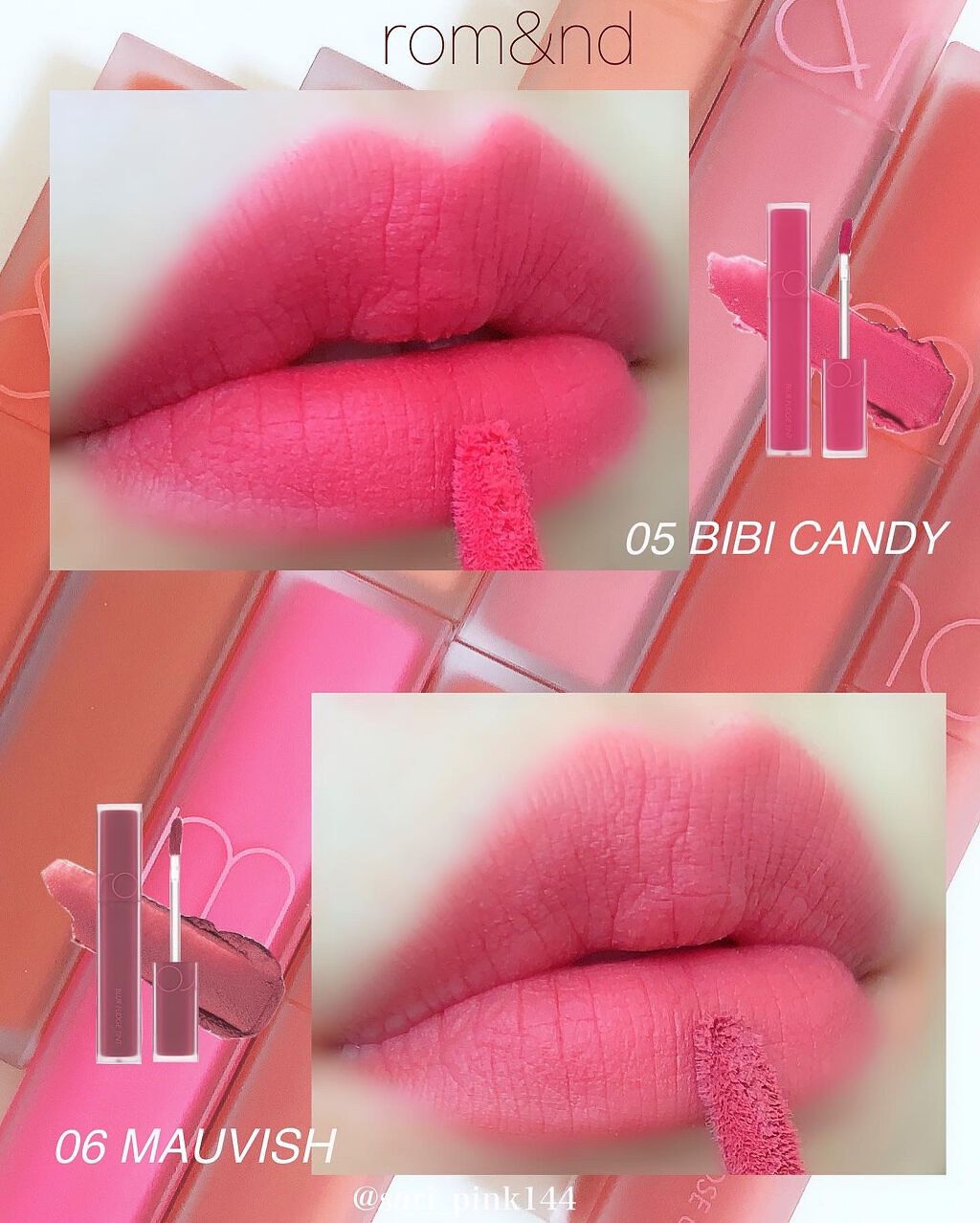 rom&nd ブラーファッジティント/rom&nd/リップティントを使ったクチコミ(6枚目)