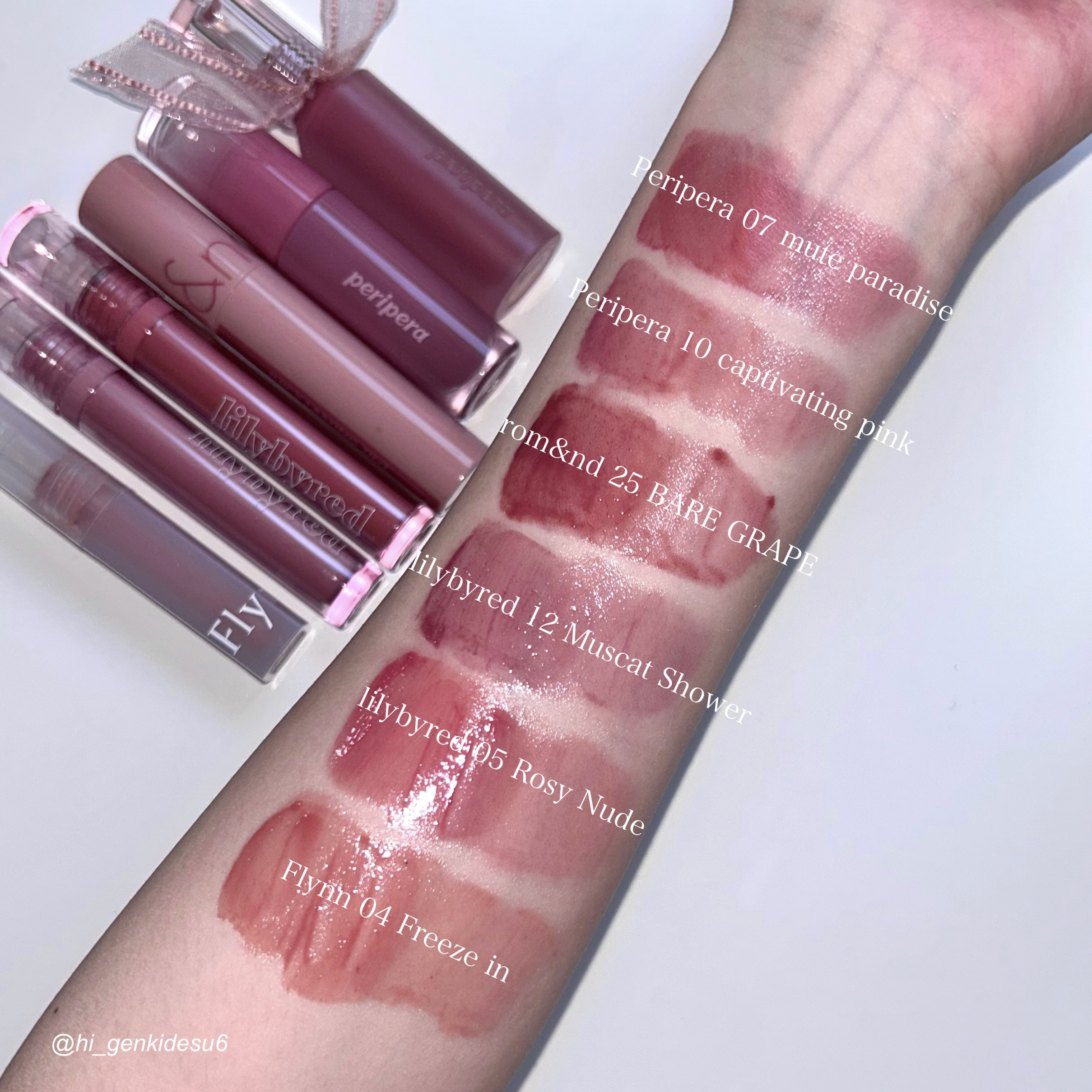 Glassy Layer Fixing Tint/lilybyred/口紅を使ったクチコミ（3枚目）