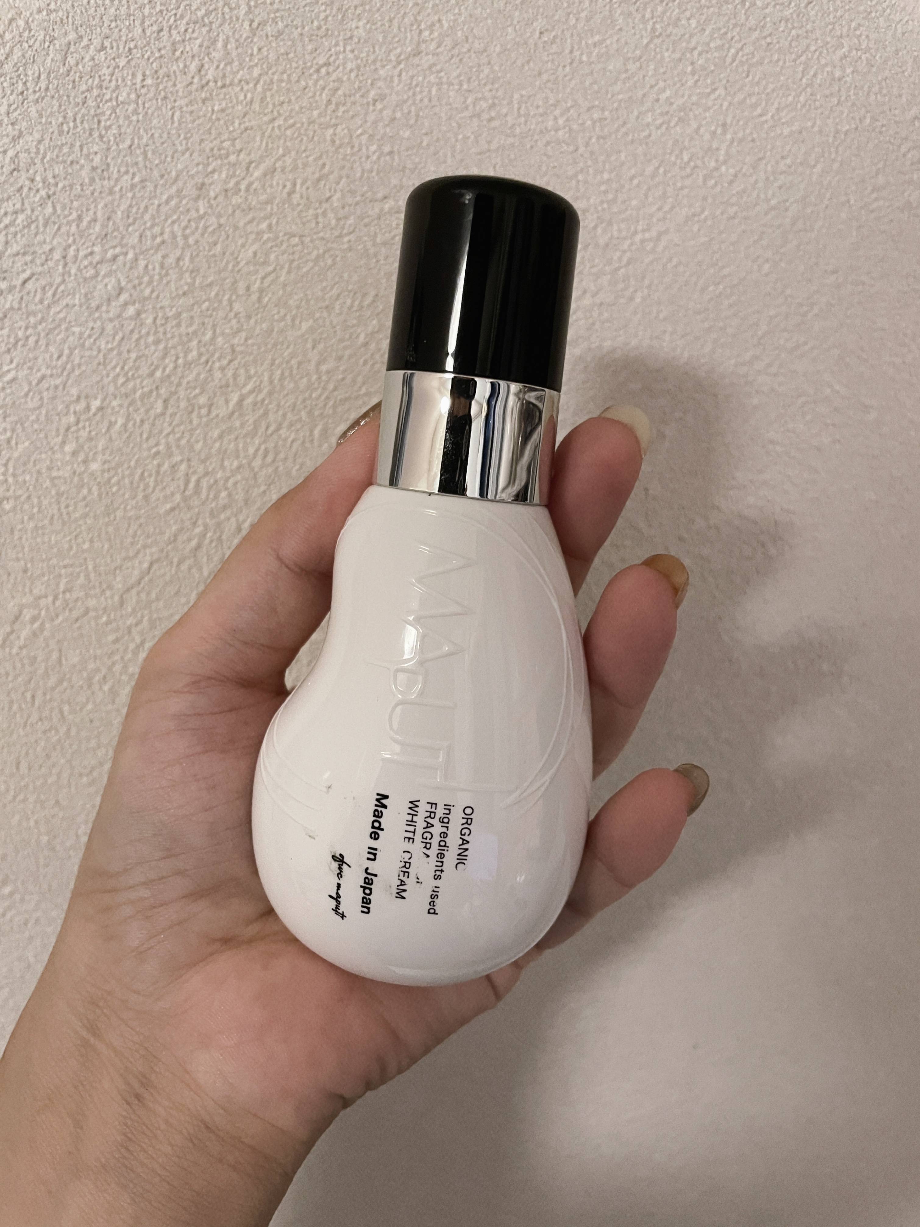 オーガニックフレグランスホワイトクリーム/MAPUTI/デリケートゾーンケアを使ったクチコミ（1枚目）