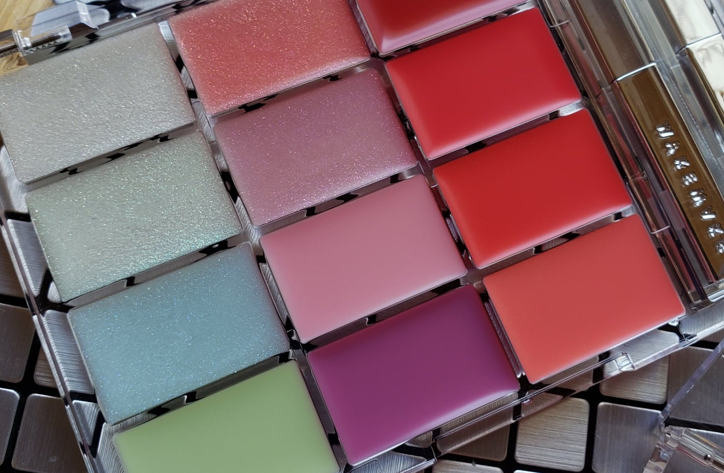 ソフトカラーリングリップパレット/wakemake/口紅を使ったクチコミ(4枚目)