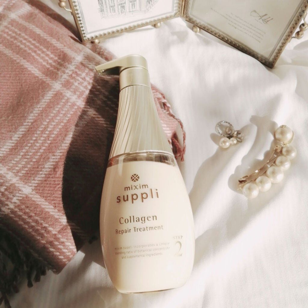 ビタミン リペアシャンプー/コラーゲン リペアヘアトリートメント/mixim suppli/市販シャンプーを使ったクチコミ(1枚目)