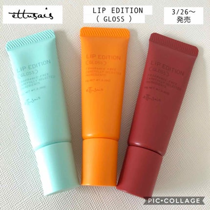 エテュセ リップエディション(グロス) 01 ミントグリーン/ettusais/リップグロスを使ったクチコミ(1枚目)