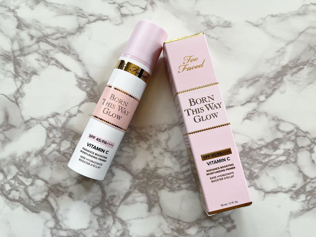 ボーン ディス ウェイ グロウ モイスチュアライジング メイクアップ プライマー/Too Faced/化粧下地を使ったクチコミ（1枚目）