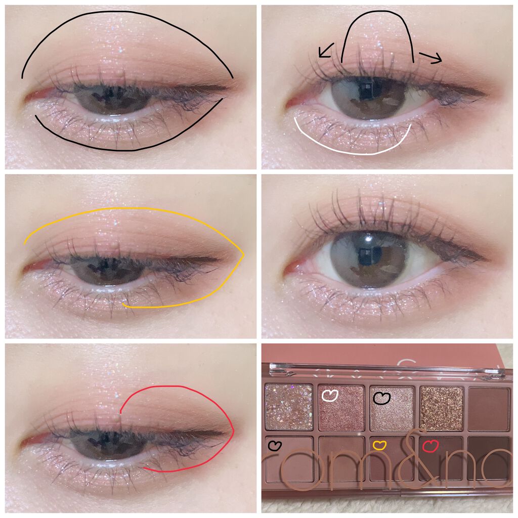 ベターザンパレット/rom&nd/アイシャドウパレットを使ったクチコミ（2枚目）