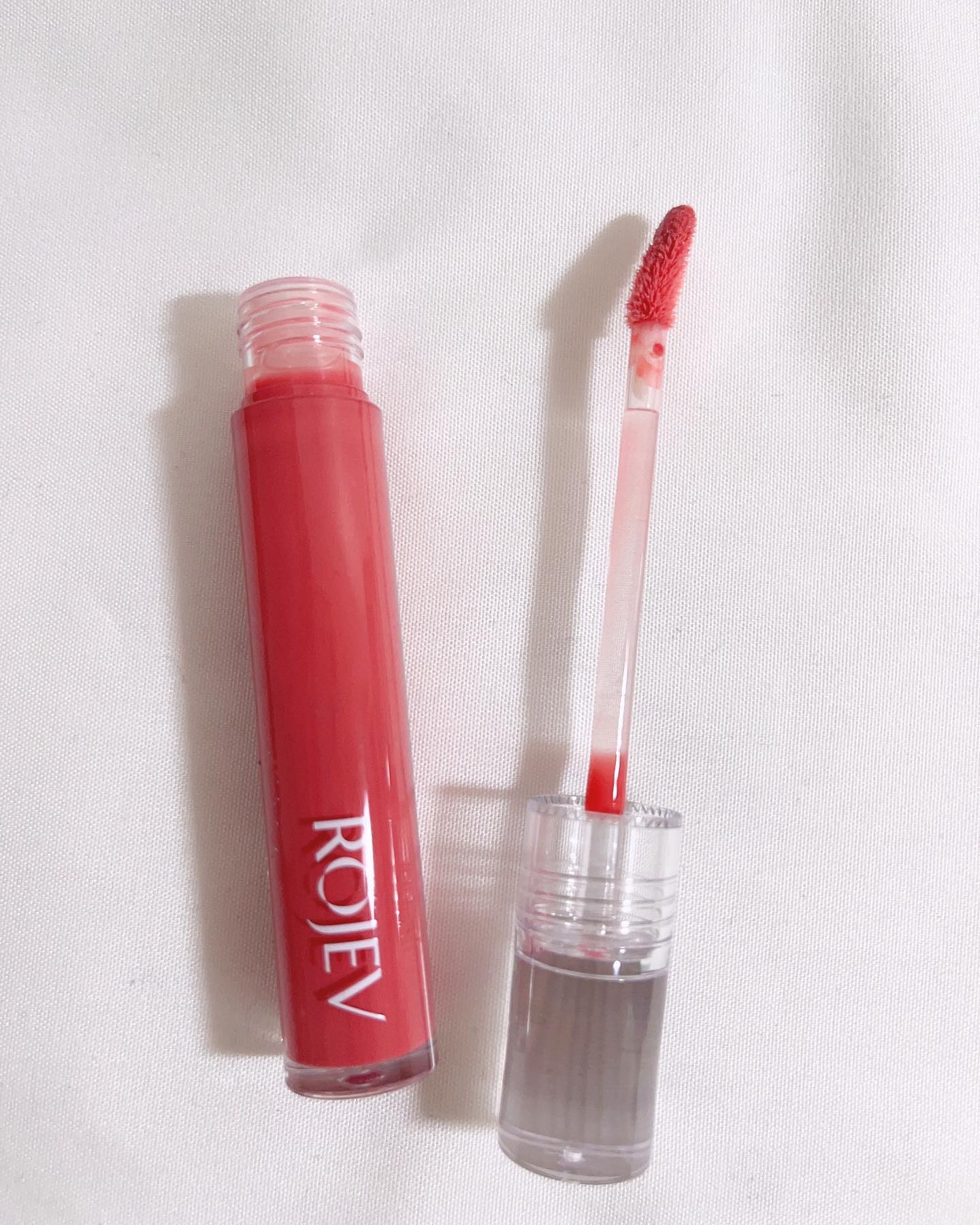 LIP PLUMPER GLAZE TINT/ROJEV/口紅を使ったクチコミ（3枚目）