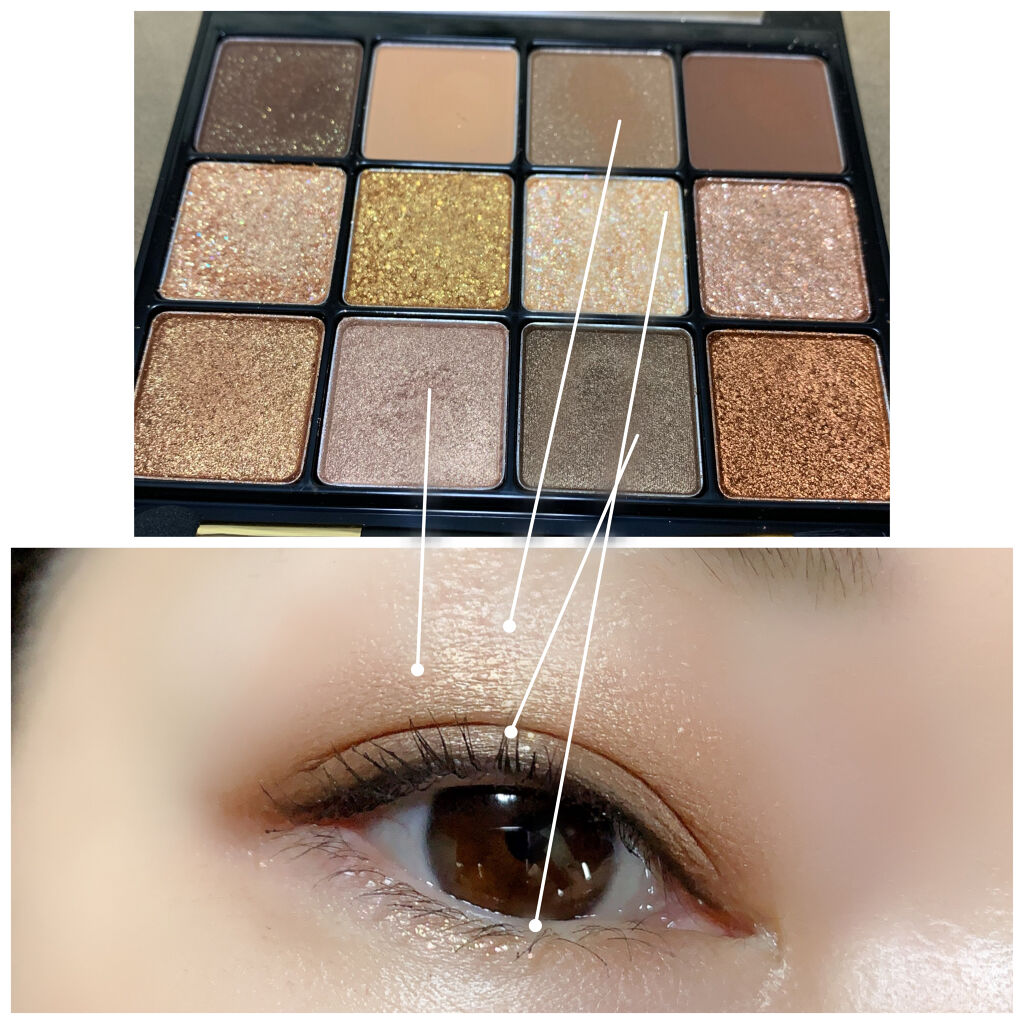 Charlotte Tilbury フィルムスター ブロンズ&グロウのクチコミ「ブラウンメイク
✔ A.Black グラムチェンジマルチパレット
       ❁⃘ 01 C.....」（2枚目）