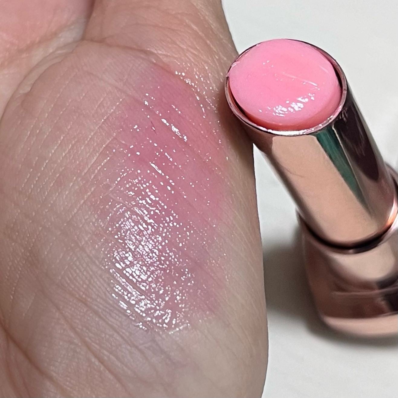 シャララスノーボールリップバーム/CORINGCO/口紅を使ったクチコミ(6枚目)