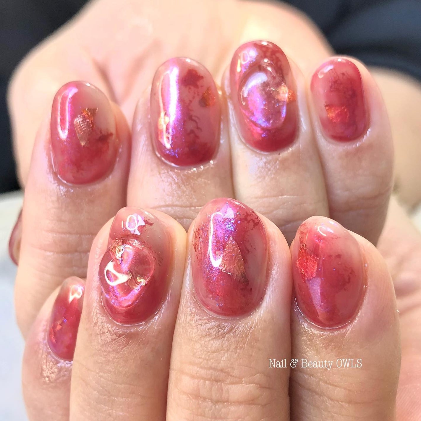 ぴよこれいと あうるす on LIPS 「ボルドーっぽくしたいけど、そこまで濃いのは無理。でもこの時期は..」(1枚目)