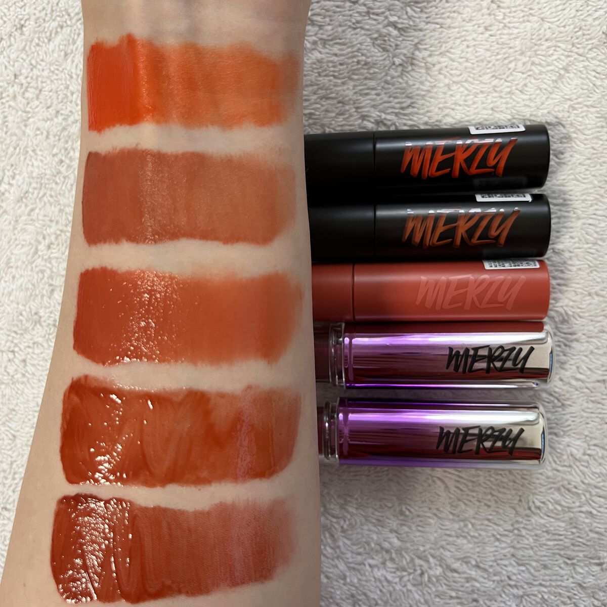 オーロラ デュイ ティント/MERZY/リップティントを使ったクチコミ（2枚目）