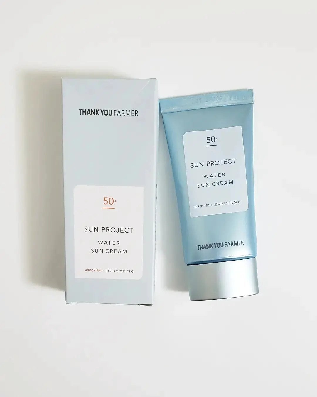 サンプロジェクト ウォーターサンクリーム SPF50+ PA+++/THANK YOU FARMER/日焼け止めクリームを使ったクチコミ(1枚目)