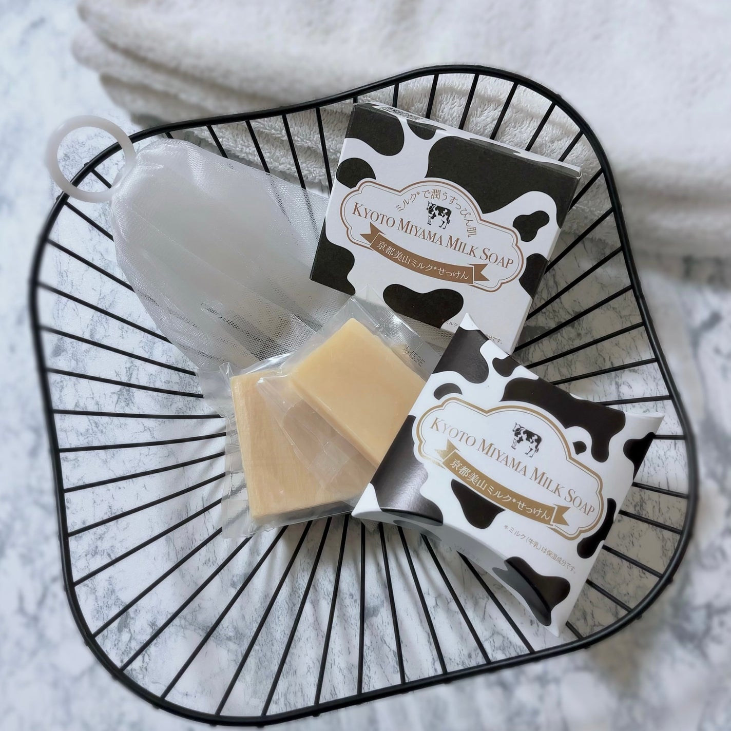京都美山町のミルクせっけん/京のすっぴんさん/洗顔石鹸を使ったクチコミ(2枚目)