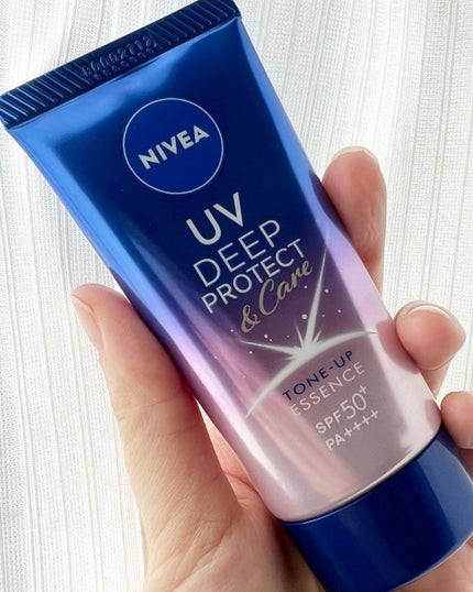 ニベアUV ディープ プロテクト&ケア トーンアップ エッセンス/ニベア/日焼け止めローションを使ったクチコミ(1枚目)