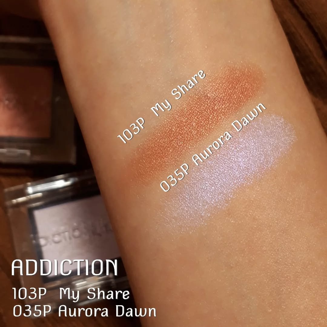 アディクション ザ アイシャドウ パール/ADDICTION/単色アイシャドウを使ったクチコミ（2枚目）