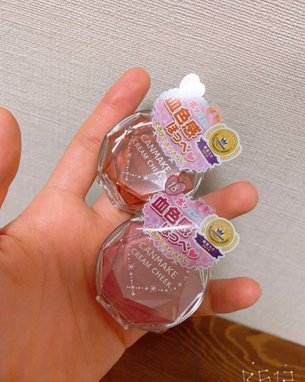 クリームチーク/キャンメイク/ジェル・クリームチークを使ったクチコミ(1枚目)