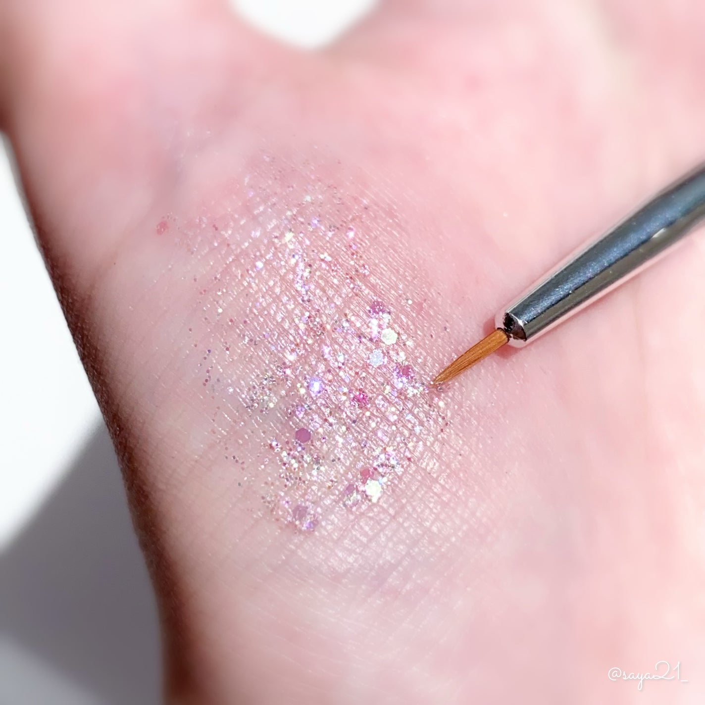 グリッターアイシャドウ/Dear.A/グリッターを使ったクチコミ(5枚目)