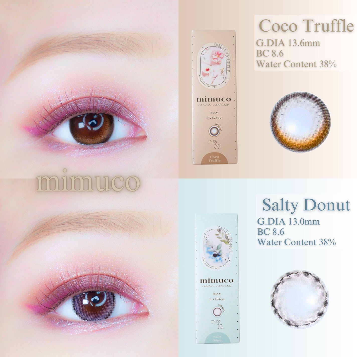 mimuco 1day/mimuco/ワンデー(1DAY)カラコンを使ったクチコミ(1枚目)