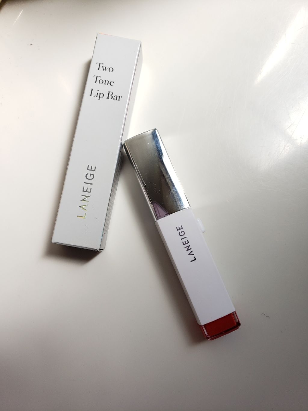 ツー トーン リップ バー/LANEIGE/口紅を使ったクチコミ（2枚目）