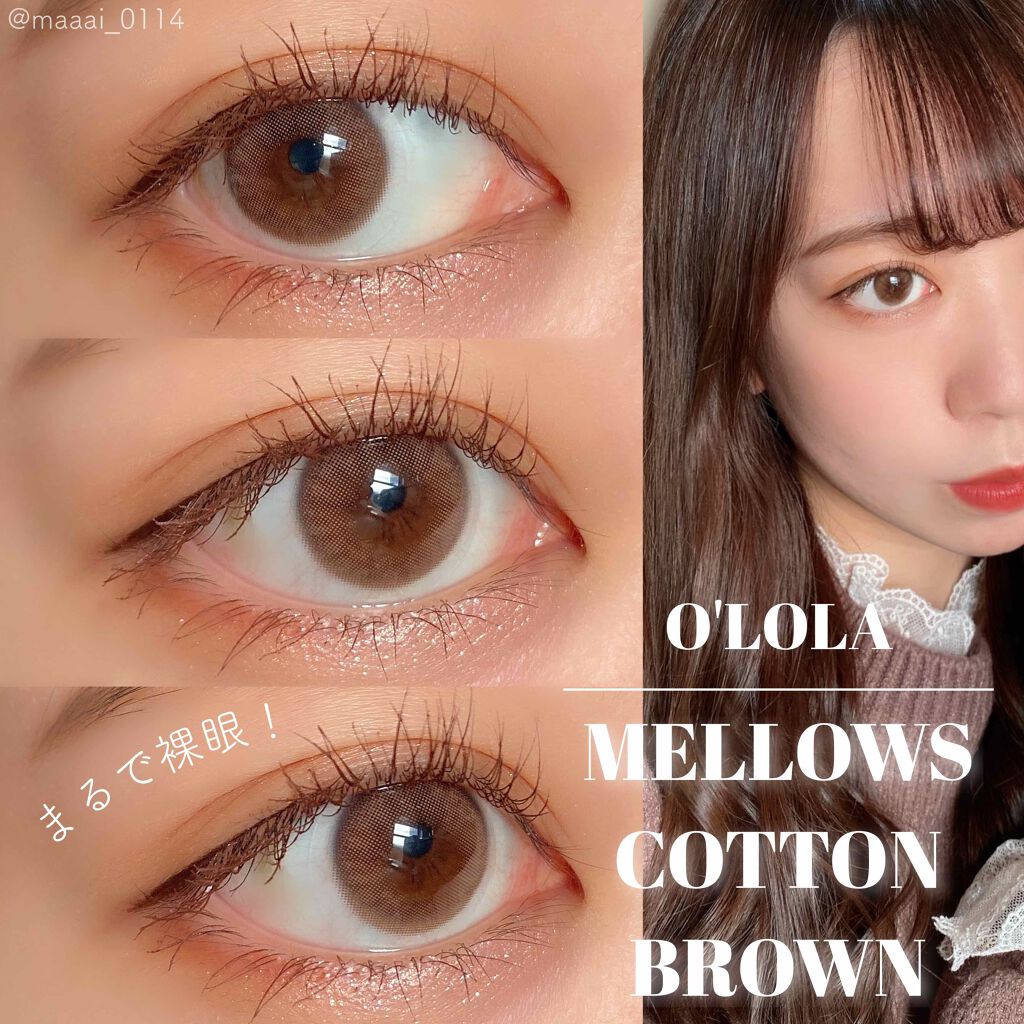 メローズ(Mellows)/OLOLA/カラーコンタクトレンズを使ったクチコミ(1枚目)