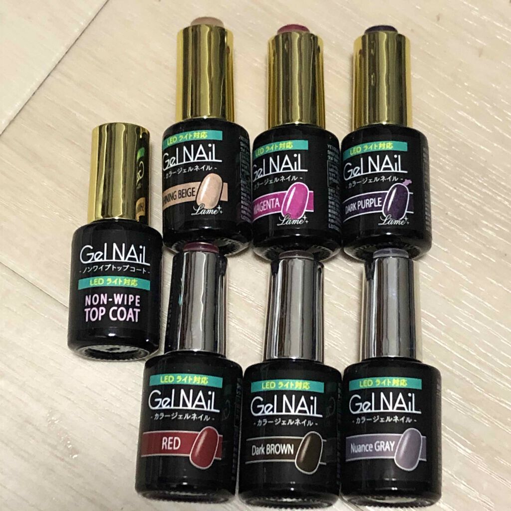 ジェルネイル（ライト対応）/セリア/ジェルネイルを使ったクチコミ（1枚目）