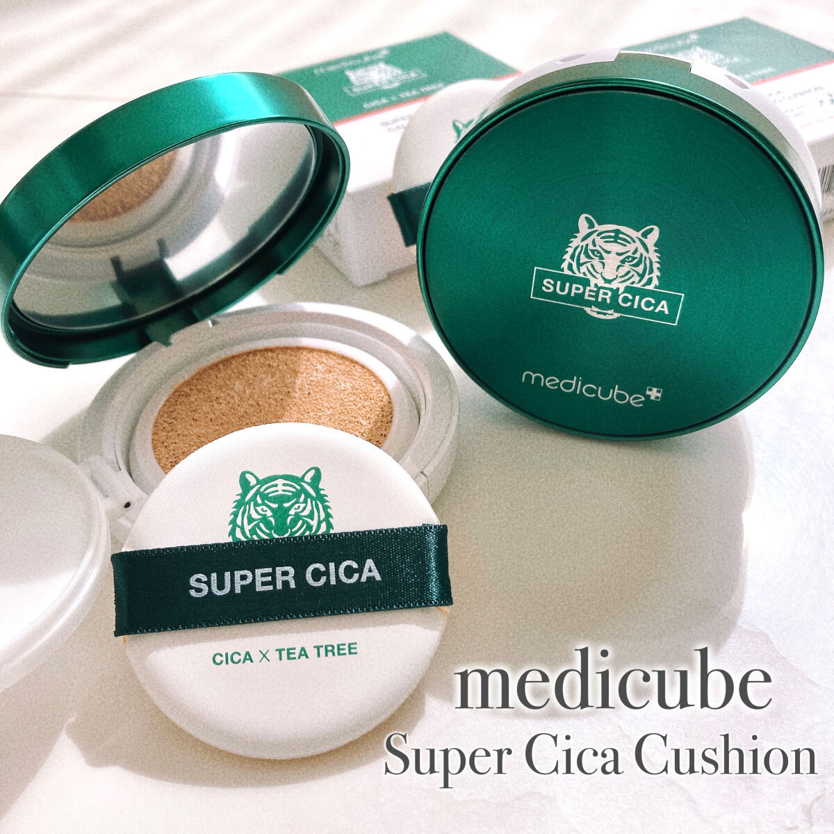 スーパーシカクッション/MEDICUBE/クッションファンデーションを使ったクチコミ（2枚目）